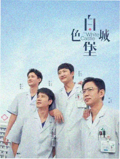 旧书屋巷场景卡片配图，书架与窄巷构成的藏蓝调画面